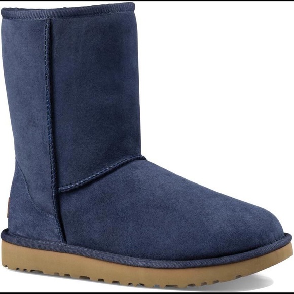 UGG Shoes - navy blue short uggs
